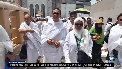 Anies Baswedan dan Istri Menunaikan Ibadah Haji