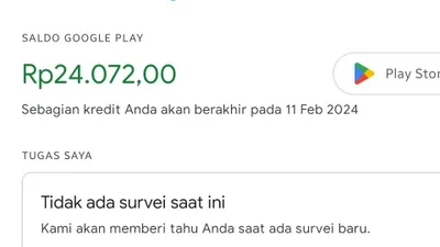 Salah satu aplikasi yang bisa memberikan keuntungan berupa saldo para penggunanya adalah Google Survei Berhadiah.