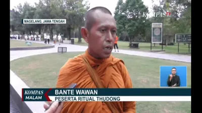 Jelang Waisak, 32 Biksu yang Lakukan Thudong Sudah Sampai Borobudur, Sedang Lakukan Apa?
