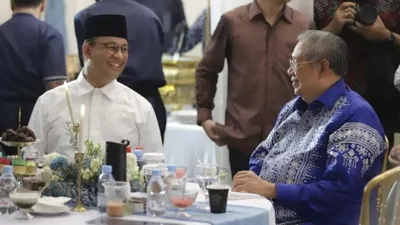 Anies Baswedan dan Susilo Bambang Yudhoyono (SBY)