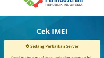 Cek Imei Kemenperin Gangguan