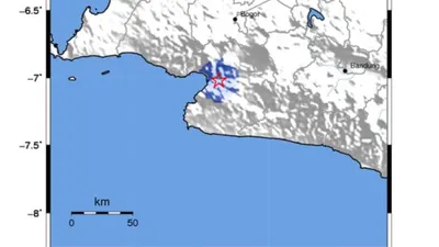Illustrasi. Gempa Bumi Sukabumi