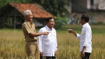 Prabowo Subianto yang sebelumnya berada di bawah Ganjar Pranowo memimpin dengan capaian 24,5 persen.