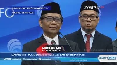 Dugaan Aliran Dana ke Tiga Parpol dari Korupsi BTS Johnny G Plate, Mahfud MD: Itu Gosip Politik