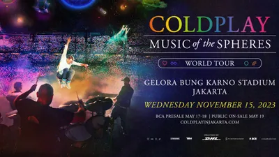 Resmi! Harga Tiket dan Seatplan Konser Coldplay di Jakarta Rabu 15 November 2023 Mendatang! 