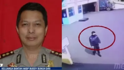 Inilah Detik-detik AKBP Buddy Towoliu Terekam CCTV Sebelum Tewas Tertabrak Kereta