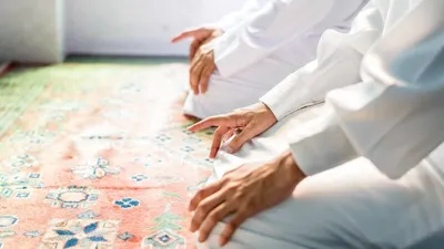 Ilustrasi Salat Idul Fitri