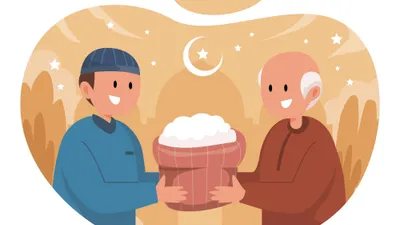 Ilustrasi Niat Bayar Zakat Fitrah