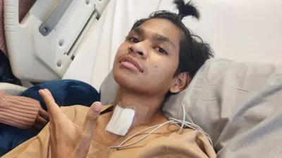 David lepas tabung pernapasan di leher