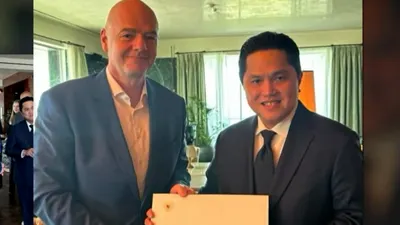 Presiden FIFA dan Erick Thohir