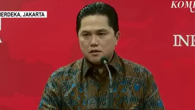 Ketua Umum Persatuan Sepak Bola Seluruh Indonesia (PSSI) Erick Thohir