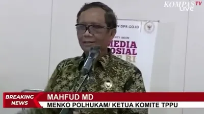 Mahfud MD Usai Penuhi Undangan Rapat dengan Komisi III DPR RI
