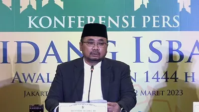 Yaqut Cholil Qoumas umumkan 1 Ramadhan 1444 H