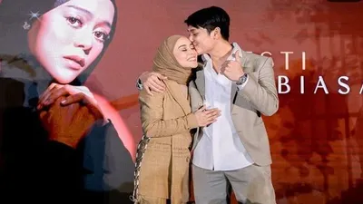 Momen launching lagu Lesti Kejora dengan judul Insan Biasa 