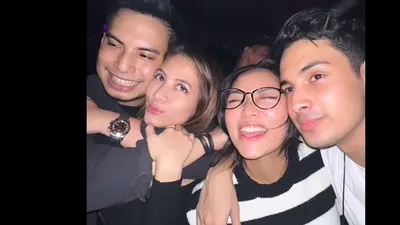 Okin, Zara, Rachel Vennya, dan Salim Nauderer
