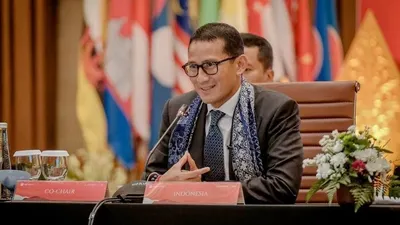 Menteri Pariwisata dan Ekonomi Kreatif Sandiaga Uno.(Tangkap Layar Instagram @sandiuno)