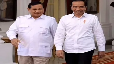 Menhan Prabowo Subianto dan Presiden Joko Widodo