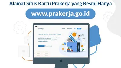 Ilustrasi cara pendaftaran dan syarat Kartu Prakerja gelombang 48.