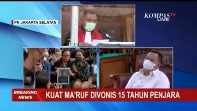 Sah! Dianggap berbelit-belit, Kuat Maruf Resmi Divonis 15 Tahun Penjara