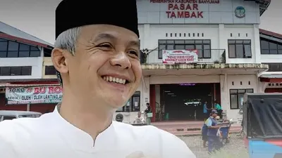 Program revitalisasi pasar tradisional memberikan poin positif bagi Ganjar Pranowo
