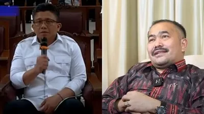 Ferdy Sambo dan Kamaruddin Simanjuntak (Tangkapan layar YouTube Uya Kuya TV dan Kompas TV)