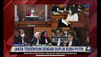 Terkuak! Senyum Sinis Jaksa Mendengar Duplik Putri Candrawati, Ternyata Karena Hal ini&hellip;