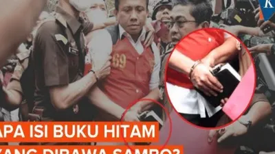 Terungkap! Ferdy Sambo Bacakan Rahasia dalam Buku Hitam, Ada Catatan Anggota Polri Kena OTT Jumlahnya Ratusan