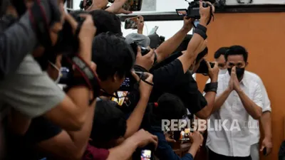 Terdakwa Richard Eliezer saat akan menjalani sidang tuntutan di Pengadilan Negeri Jakarta Selatan, Jakarta, Rabu (18/1/2023). 