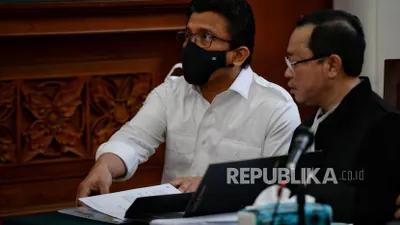 Ferdy Sambo di persidangan kasus kematian Brigadir J.