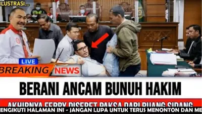 CEK FAKTA: Viral Video Febri Diansyah Diseret Paksa dari Ruang Sidang