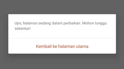 Pengguna keluhkan aplikasi Shopee error.