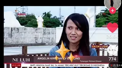 Lingling, kekasih Bharada E yang memiliki nama asli Angeline Kristanto dinilai bijak oleh warganet saat menjawab pertanyaan.