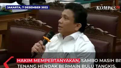 Katanya Khawatir dengan Istrinya, Tapi Ferdy Sambo Justru Main Bulu Tangkis, Ini Buat Hakim Makin Heran