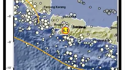 Info Gempa 8 Desember : Gempa Guncang Sukabumi, Terasa Sampai Jakarta
