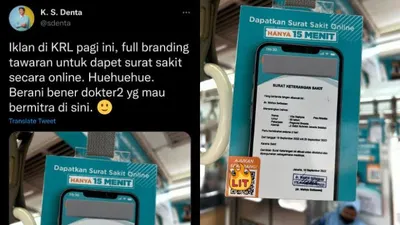 Viral Iklan Jasa Pembuatan Surat Sakit Online Hanya 15 Menit, Begini Proses Konsultasi Dokter-Pasien yang Mencurigakan