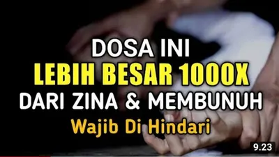 Nauzubillah! Waspada Dosa Ini Lebih Besar 1000 Kali dari Zina dan Membunuh, Wajib Dihindari, Apakah Itu? (Tangkap Layar YouTube NS BOR CHANNEL)
