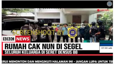 Benarkah Rumah Cak Nun Disegel hingga Seluruh Keluarga Diseret Densus 88? Cek Faktanya di Sini!