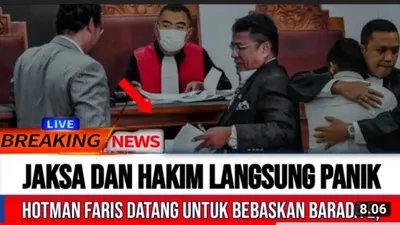 Hakim dan Jaksa Panik Ketakutan, Hotman Paris Tiba-tiba Hadir di Persidangan Bebaskan Bharada E, Cek Faktanya!