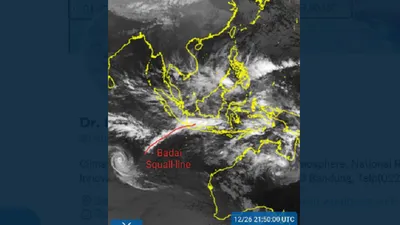 Waspada! Peneliti BRIN Ungkap Badai Dahsyat Akan Menerjang Banten dan Jabodetabek, Rabu 28 Desember 2022
