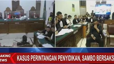 Ferdy Sambo hadir dalam persidangan obstruction of justice di kasus pembunuhran Brigadir J, mengakui jika tindakannya adalah salah.