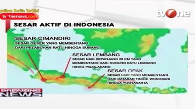 Waspada! Indonesia Dikelilingi 8 Sesar Aktif yang Rawan Sebabkan Gempa Bumi Hingga Tsunami, Mana Saja? Simak Penjelasan BMKG Berikut