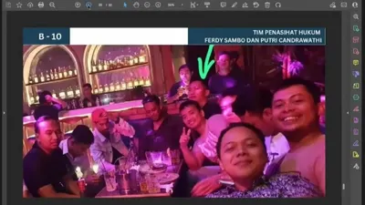 Geger! Febri Diansyah Beberkan Bukti Foto Brigadir J Berada di Klub Malam Bersama Daden, Nama Samarannya ...