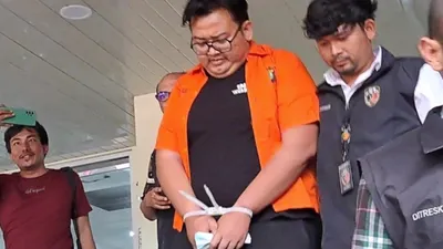 Yudo Andreawan Pakai Baju Tahanan