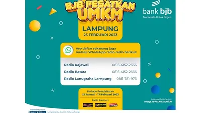 Workshop Bisnis bjb PESATkan UMKM Hadir di Lampung