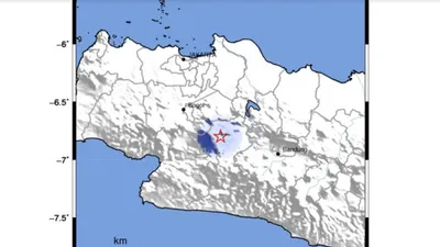 Gempa Bumi M3.4 Guncang Kabupaten Cianjur Jawa Barat