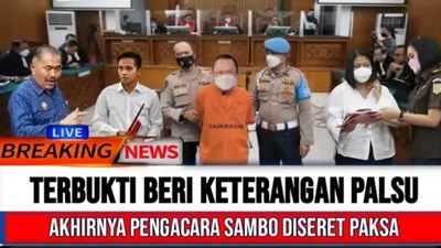 CEK FAKTA: Terbukti Bohongi Hakim, Akhirnya Pengacara Ferdy Sambo Diseret Paksa dari Ruang Sidang, Benarkah?