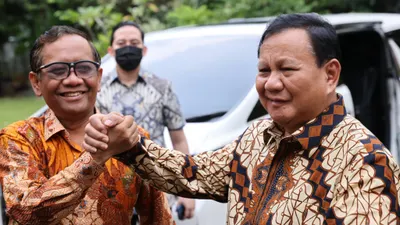Mahfud MD dan Prabowo Subianto