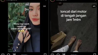 Viral, seorang wanita mengaku terjun dari motor jam 1 malam usai diduga akan diculik oleh ojek online (ojol) yang mengantarnya pulang.