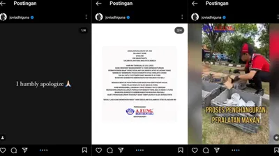 Buntut Viral Influencer Jovi Adhiguna yang Makan Kerupuk Babi, Baso A Fung Hancurkan Seluruh Peralatan Makan