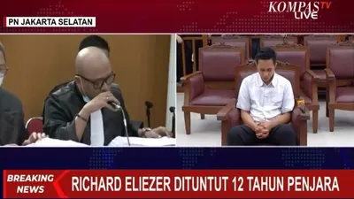 Sidang Pembacaan Tuntutan Richard Eliezer Ricuh